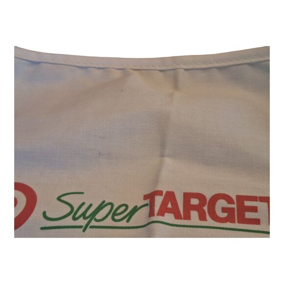 Vintage Cooks Bib Apron Made in USA Heavy Canvas Super Target 1990s Fabriko - Picture 9 of 9